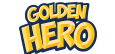 Golden hero logo