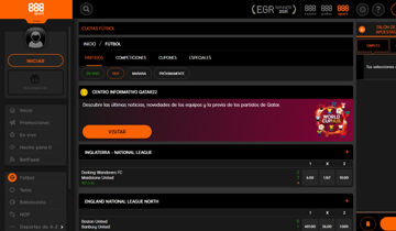 888 sports Casa de apuestas en directo