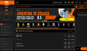 888 sports Apuestas España