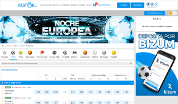 paston apuestas en directo online