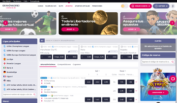 casino gran madrid apuestas de futbol en vivo