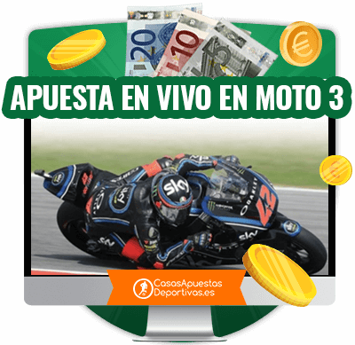 Disfruta de apuestas en directo en las carreras de Moto3.