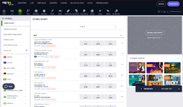 Retabet apostar en futbol