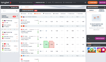 Tonybet live apuestas baloncesto online