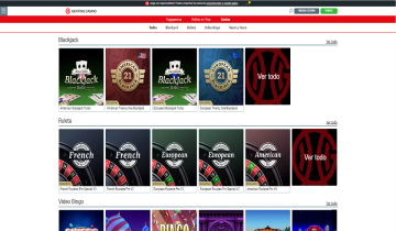 Genting Casino Interfaz